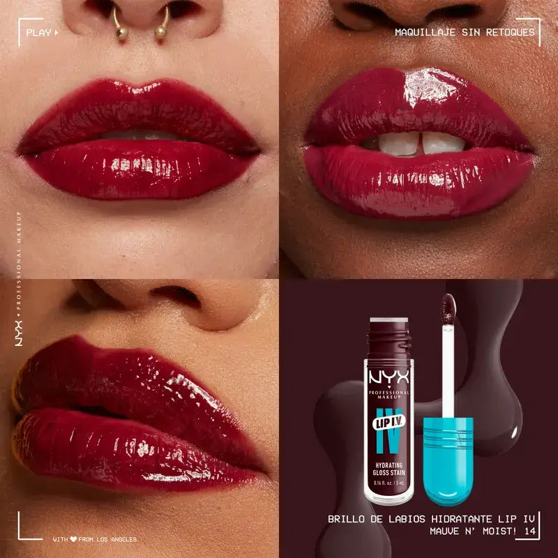 Nyx Lip Iv Lippenfarbe Mauve N Moist Farbton 14 , 5 ml