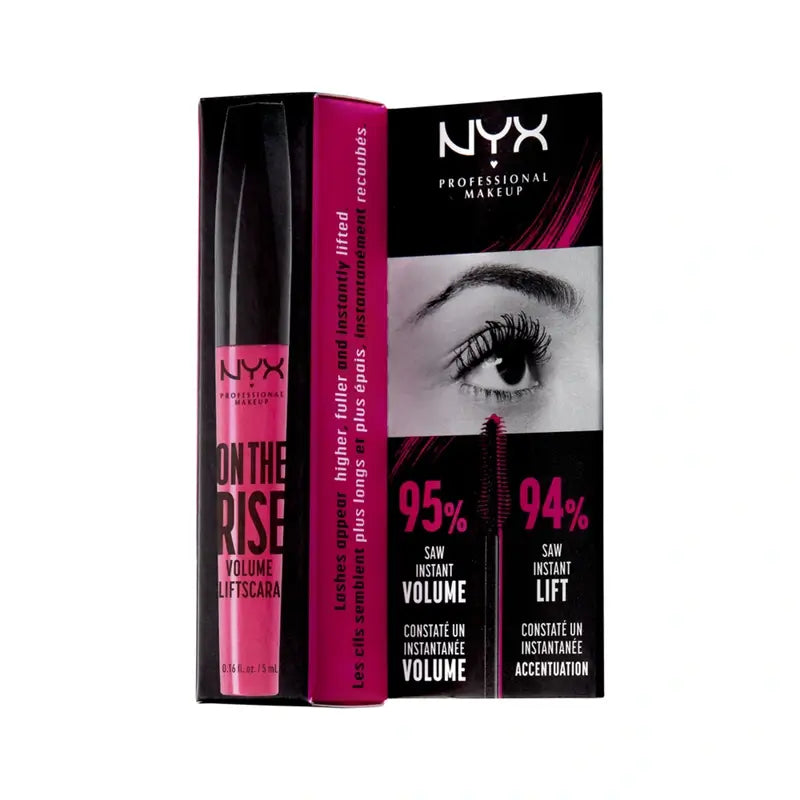 Nyx On The Rise Volume Schwarze Wimperntusche , 10 ml