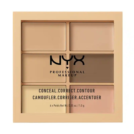 Nyx Concealer & Contouring Palette Conceal, Correct, Contour Palette , 9 gr