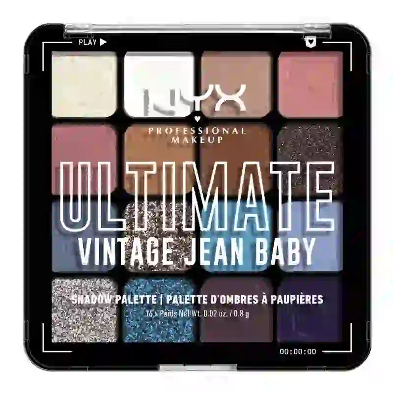 Nyx Ultimate Shadow Palette Vintage Jean Baby , 1 Stück.