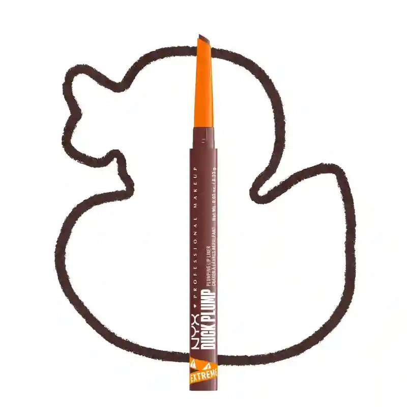 Nyx Duck Plump Volumising Lip Liner, Lippenkonturenstift, Dash Of Cocoa 08 , 0,33 g