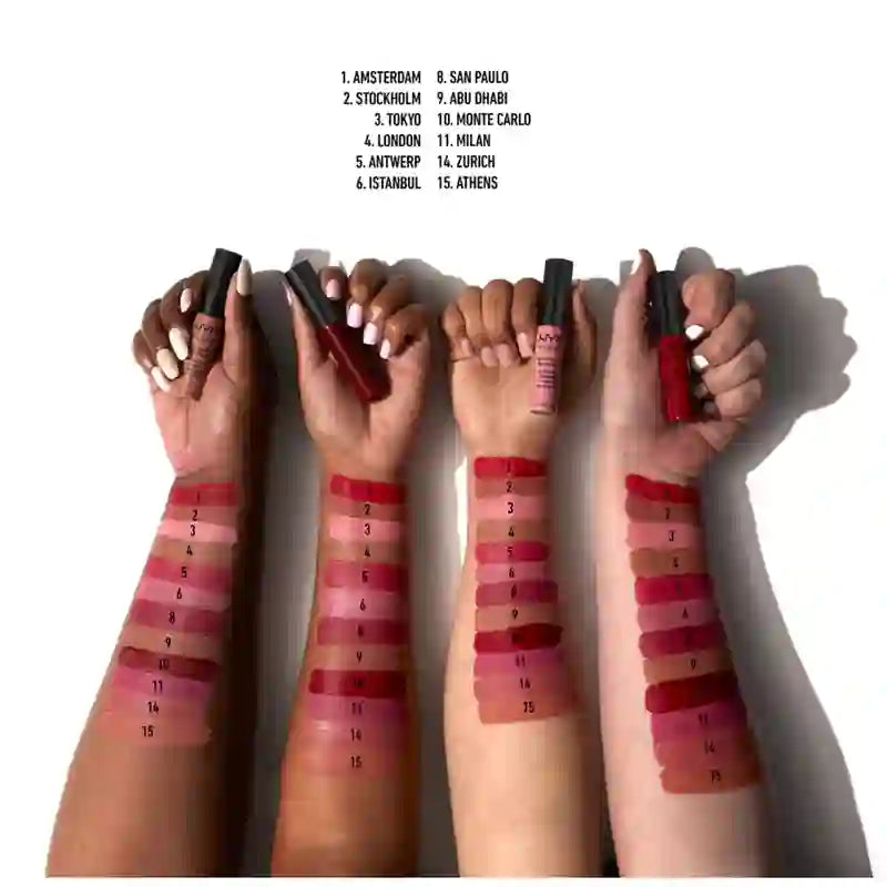Nyx Cremiger Lippenstift Soft Matte Lip Cream. Farbton Amsterdam 01 , 8 ml