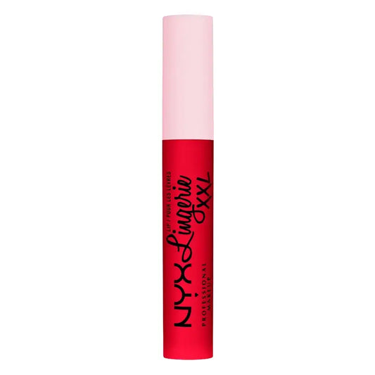 Nyx Lippenstift Lip Lingerie Xxl Fuego Lang anhaltende 100% matte Deckkraft, unzähmbarer Farbton, 4 ml