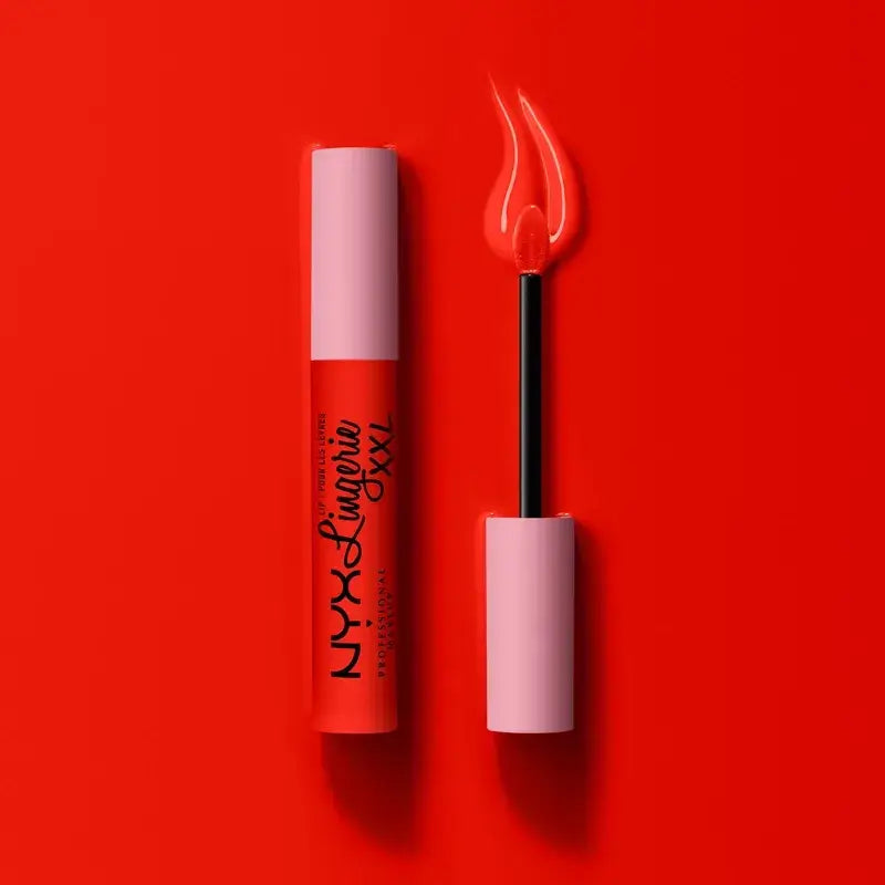Nyx Lippenstift Lip Lingerie Xxl Fuego Lang anhaltend, matt, Farbton Fuego 27 , 4 ml