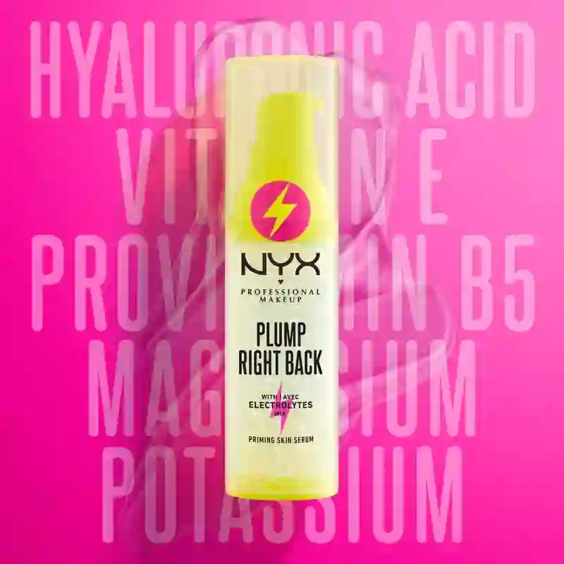 Nyx Plump Right Back Primer & Serum. Hyaluronsäure. Mehrere Vitamine, 30 ml
