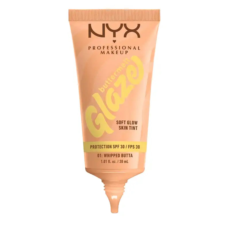Nyx Skin Tint Buttermelt Glaze Soft Glow + Schutz Spf/Fps 30 , 30 ml
