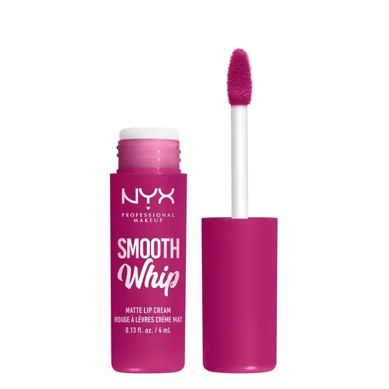 Nyx Smooth Whip Matte Lip Cream, cremiger flüssiger Lippenstift, matt, Farbton Bday Frosting 09 , 4 ml