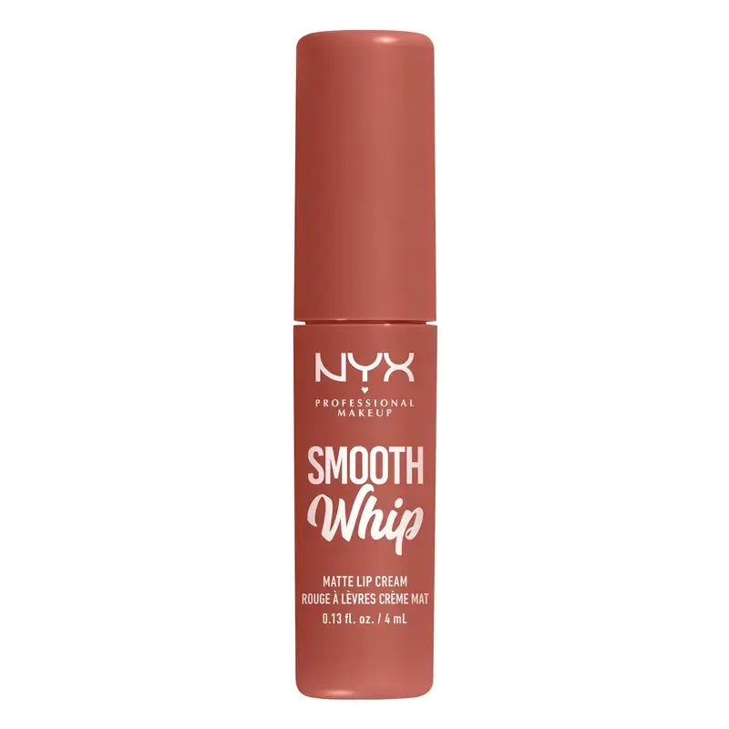 Nyx Smooth Whip Matte Lip Cream, cremiger flüssiger Lippenstift, matt, Farbton Kitty Belly , 4 ml