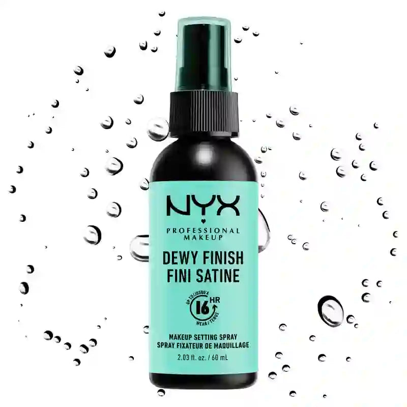 Nyx Makeup Setting Spray taufrisches Setting Spray für ein saftiges Hautfinish, 60 ml