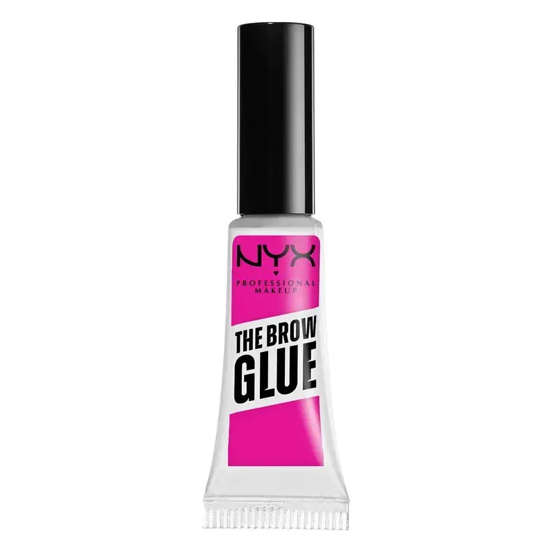 Nyx The Brow Glue, Brow Glue Gel, lang anhaltend, Farbe 01 Transparent. , 5 g