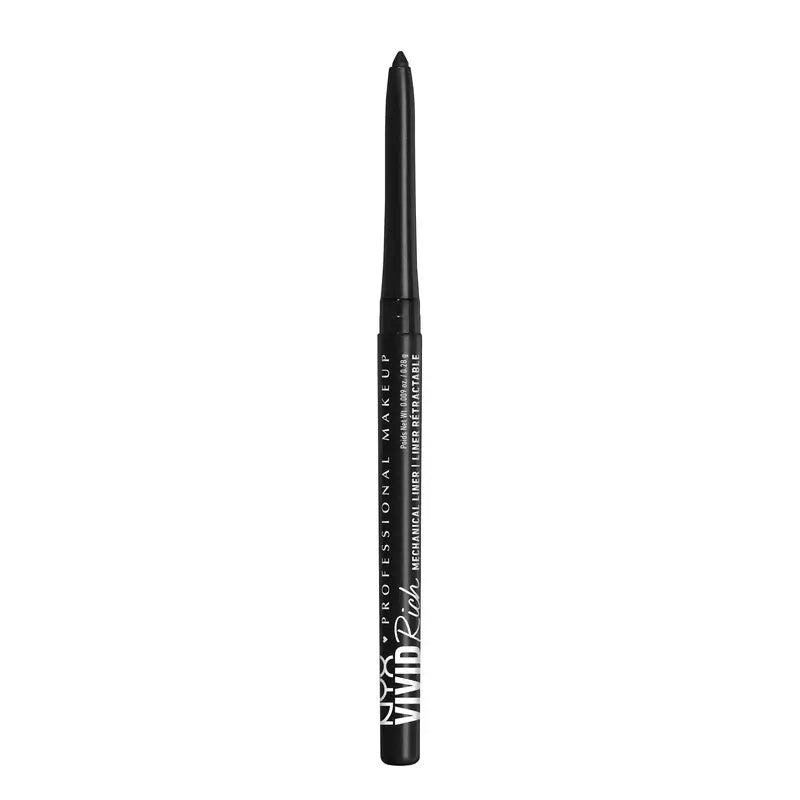 Nyx Vivid Rich Mechanical Mechanical Pencil Retractable Eyeliner Farbton 01 , 0,28 gr