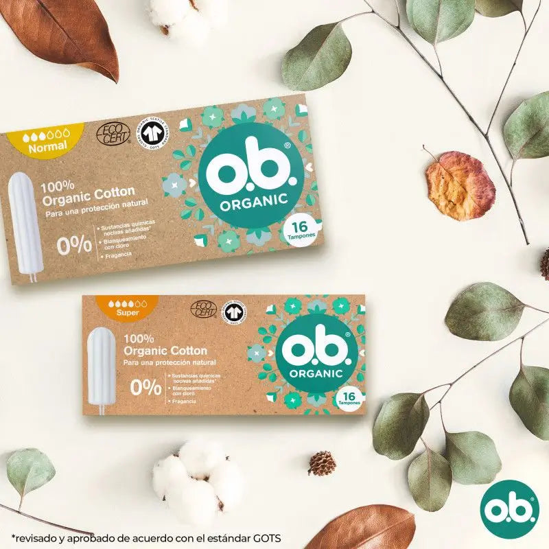 Ob Tampon Digital Bio Super, 16 Stück.