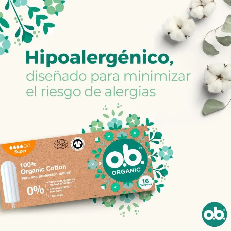 Ob Tampon Digital Bio Super, 16 Stück.