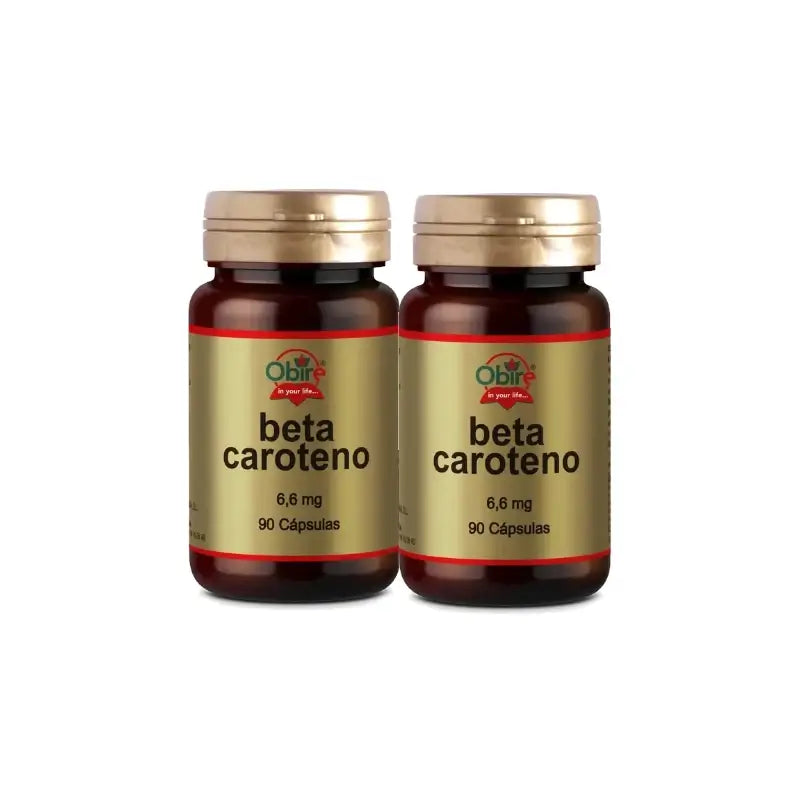 Obire Beta-Carotin 6,6 mg, Packung mit 2 x 90 Kapseln