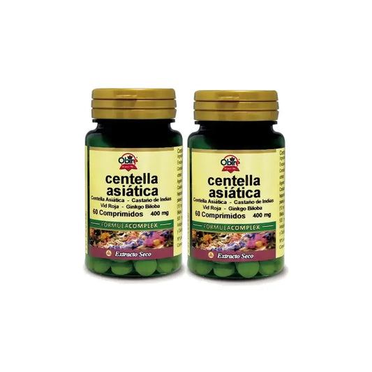 Obire Centella Asiatica Complex, Packung mit 2 x 60 Tabletten