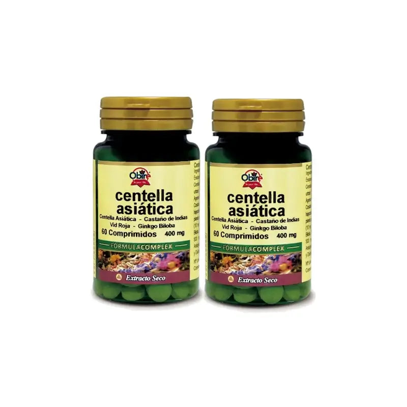 Obire Centella Asiatica Complex, Packung mit 2 x 60 Tabletten