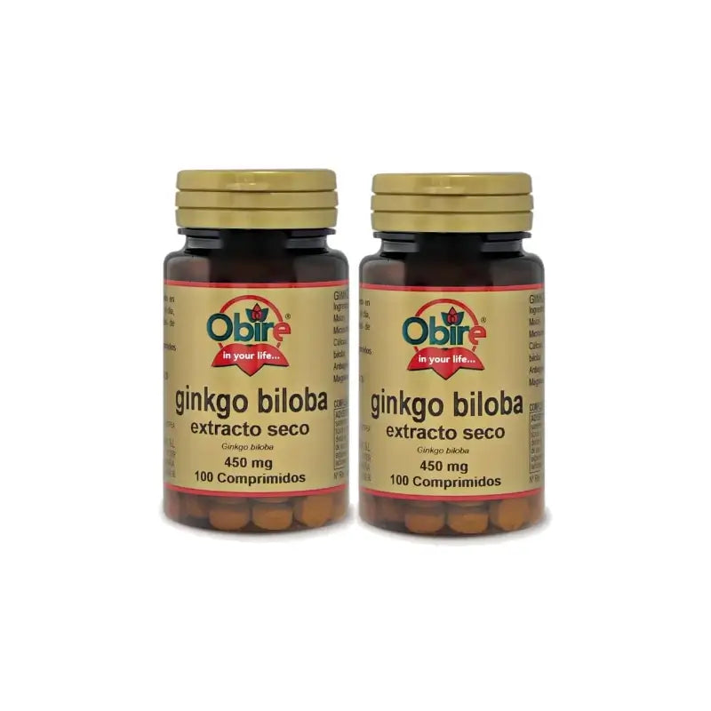Obire Ginkgo Biloba, Packung mit 2 x 100 Tabletten