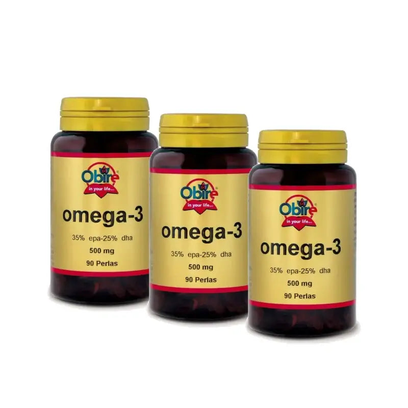 Obire Omega-3, Packung mit 3 x 90 Kapseln