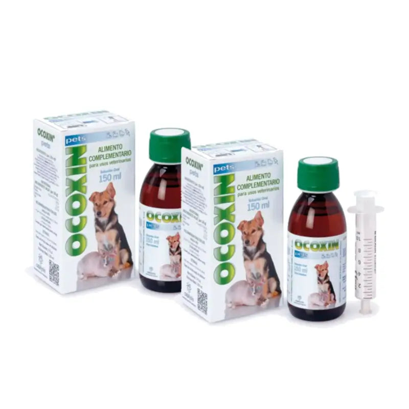 Ocoxin Pets Oral-Lösung – Ergänzungsfuttermittel für Krebspatienten, Packung mit 2 x 150 ml