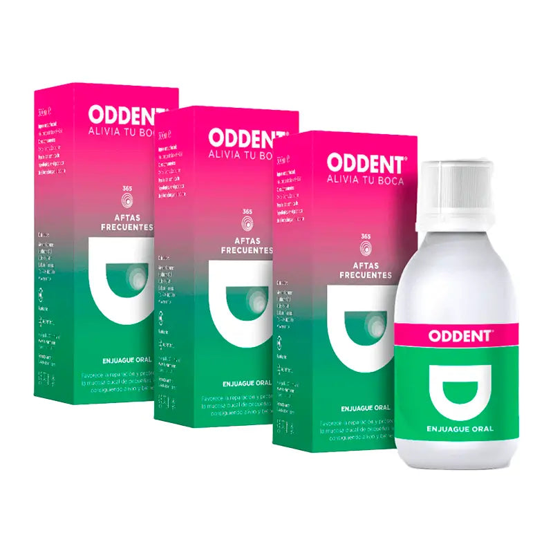 Oddent Dreifach Mundspülung, 3 x 300 ml
