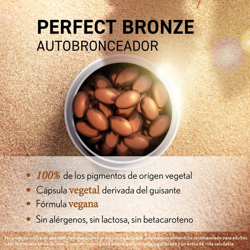 Oenobiol Perfect Bronze Golden Glow Selbstbräuner, 2x30 Kapseln