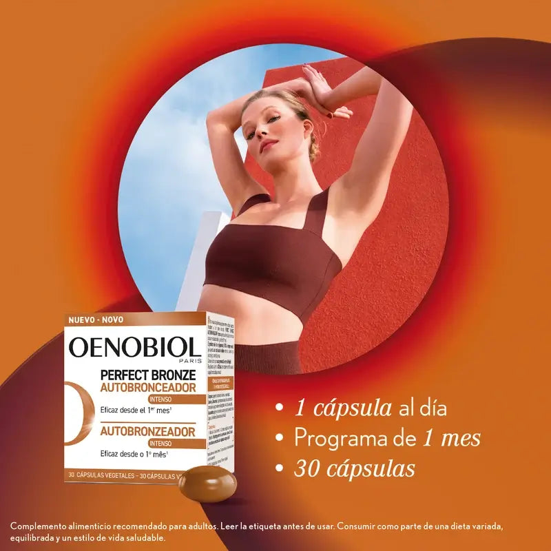 Oenobiol Perfect Bronze Golden Glow Selbstbräuner, 30 Kapseln