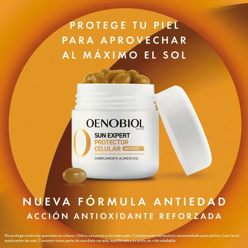 Oenobiol Sun Expert Anti-Ageing Selbstbräuner, 30 Kapseln