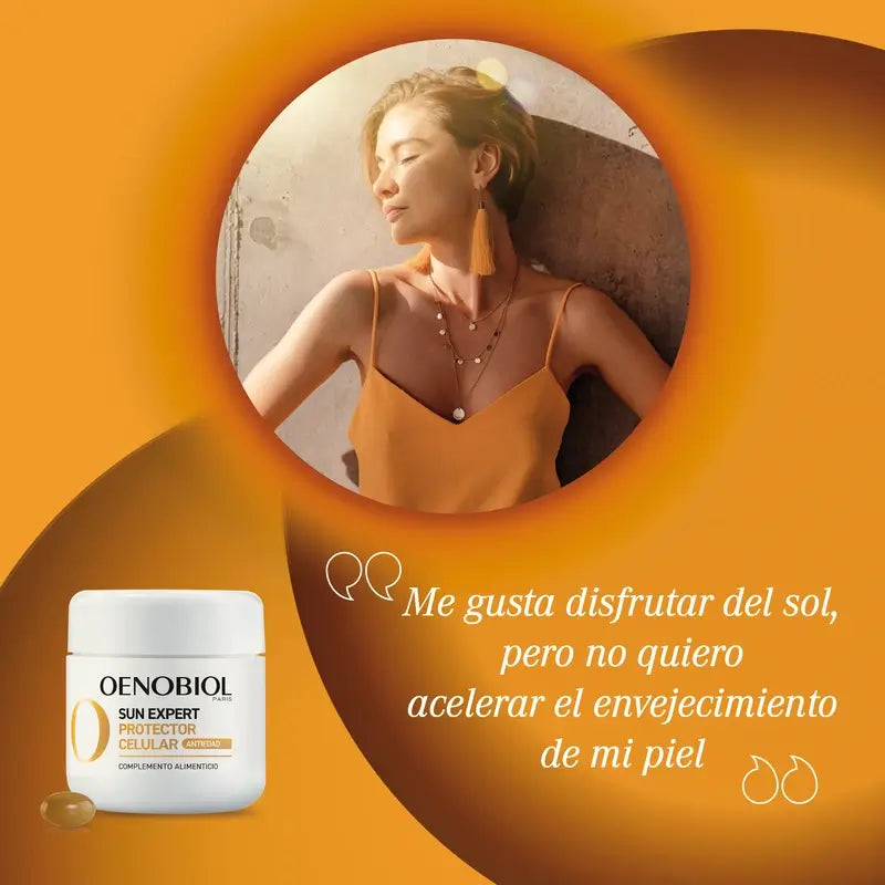 Oenobiol Sun Expert Anti-Ageing Selbstbräuner, 30 Kapseln