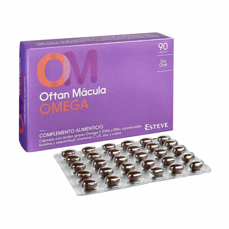 Oftan Macula Omega Nahrungsergänzungsmittel, 90 Kapseln