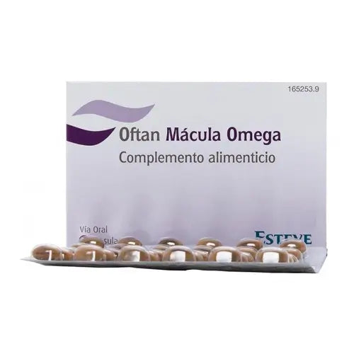 Oftan Macula Omega Nahrungsergänzungsmittel, 90 Kapseln