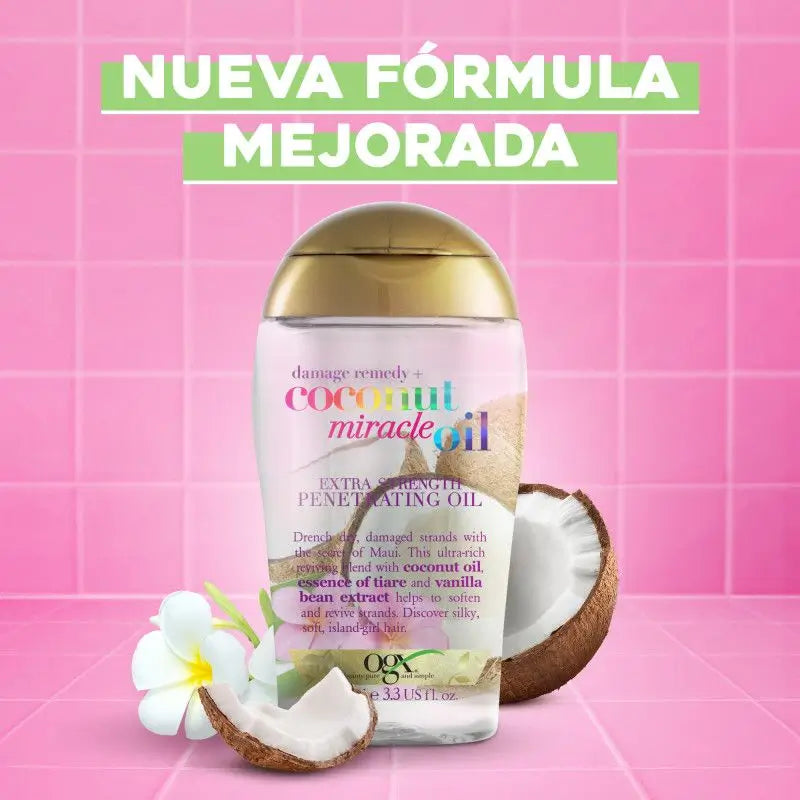Ogx Kokosnuss-Wunderöl Extra Penetrierendes Öl, 100 ml