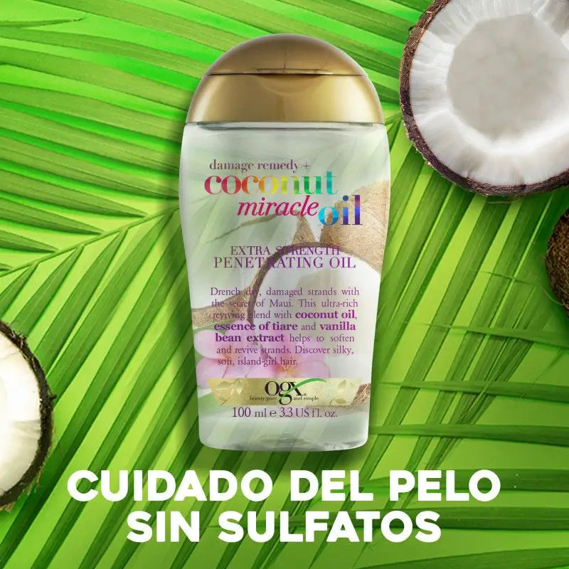 Ogx Kokosnuss-Wunderöl Extra Penetrierendes Öl, 100 ml