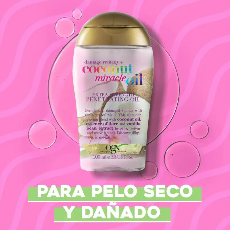 Ogx Kokosnuss-Wunderöl Extra Penetrierendes Öl, 100 ml
