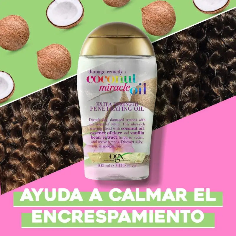 Ogx Kokosnuss-Wunderöl Extra Penetrierendes Öl, 100 ml