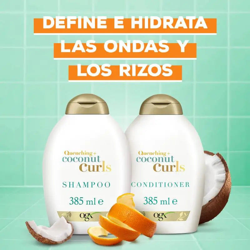 Ogx Acond Kokosnuss Curly Haarspülung, 385 ml