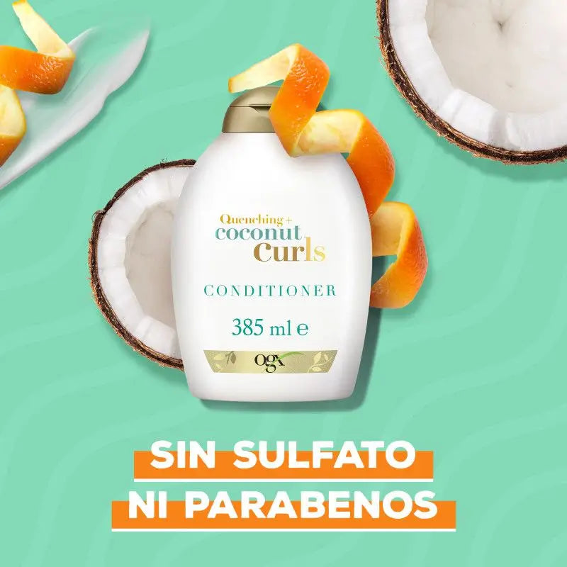 Ogx Acond Kokosnuss Curly Haarspülung, 385 ml