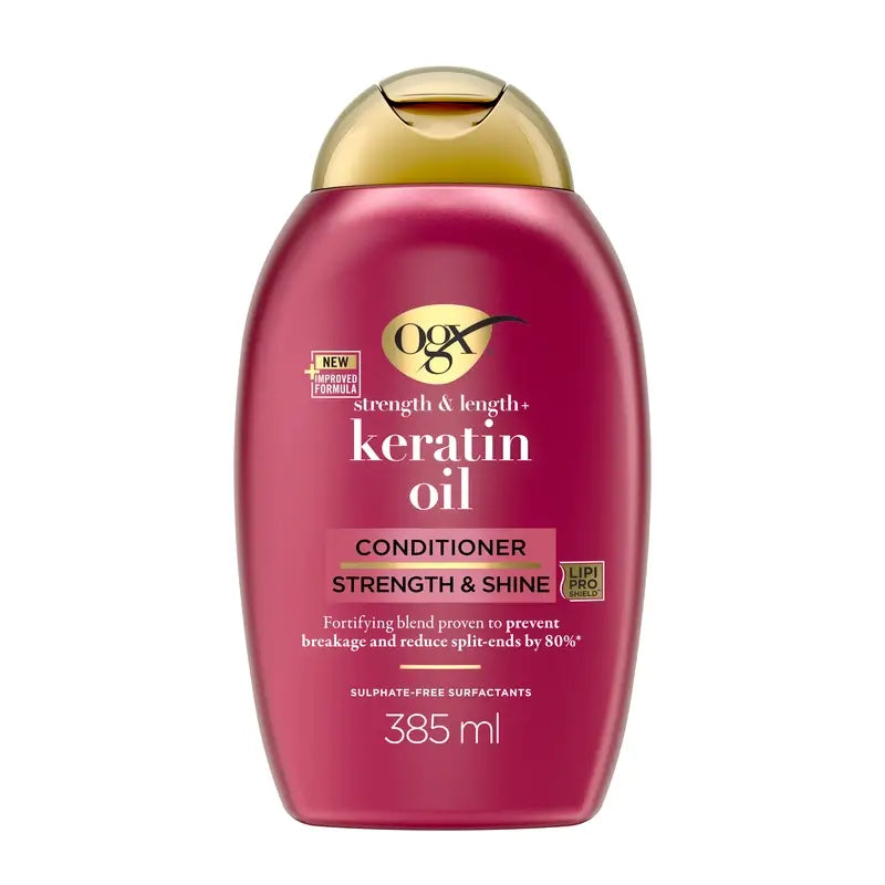 OGX Keratin Oil Conditioner, sprödes Haar, 385 ml