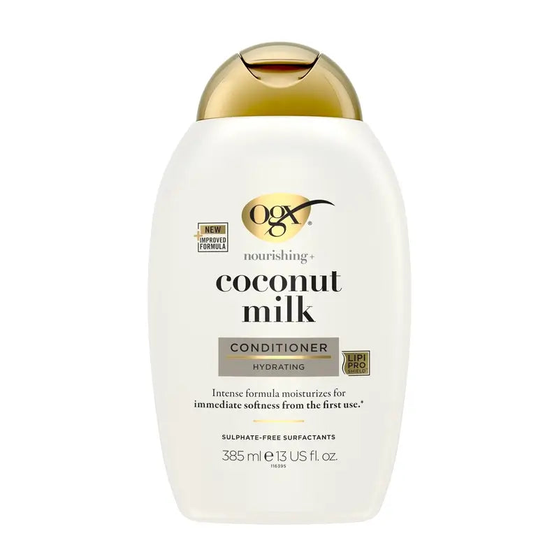 OGX Kokosnuss-Milch-Spülung, trockenes Haar, 385 ml