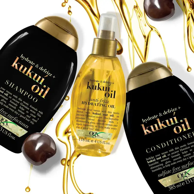 OGX Kukui Öl Shampoo Anti-Frizz, 385 ml