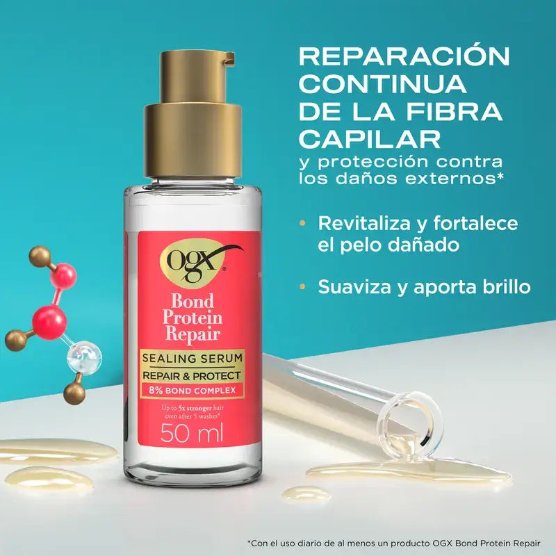 Ogx Bond Repair Sealing Serum, Haar-Reparatur-Serum, Haarkur, 50 Ml