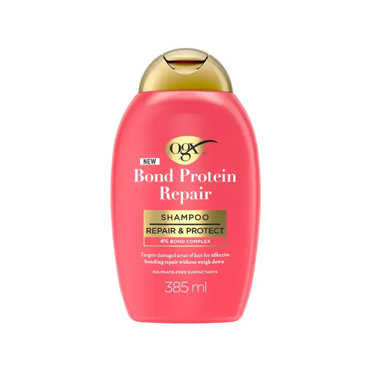Ogx Bond Repair Shampoo, Reparierendes Shampoo, Sulfatfreies Haarreparatur-Shampoo, 385 ml