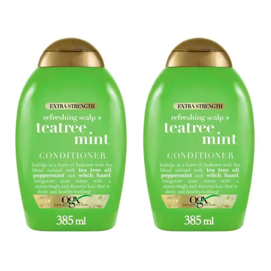 Ogx Ttx-Teatree Minze Extra, Packung 2 x 385 ml