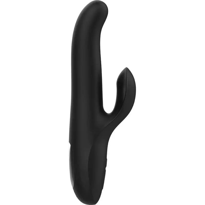 Ohmama Vibrators Vibrierender Vibrator mit Bewegungsfunktion und rotierenden Kugeln - Schwarz