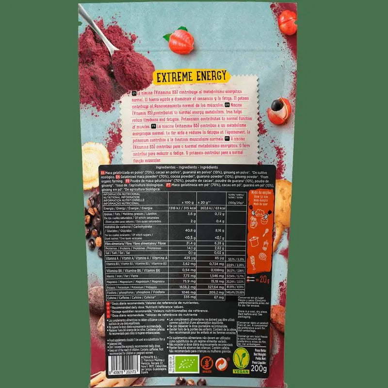Okami Bio Extreme Energie 200Gr. Bio Sg Vegan