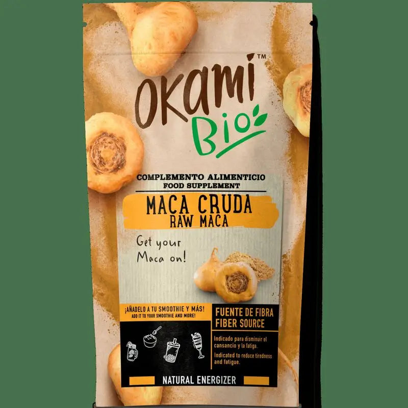 Okami Bio Maca Rohes Maca-Pulver 200Gr. Bio Sg Vegan
