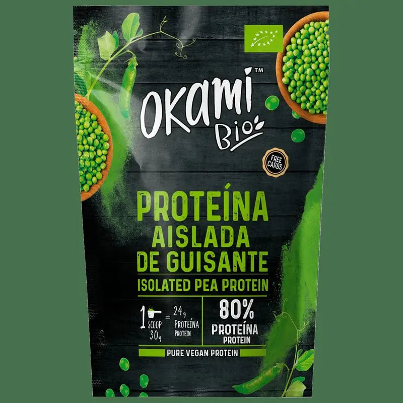 Okami Bio Erbsenprotein Isolat 500Gr Bio Sg Vegan