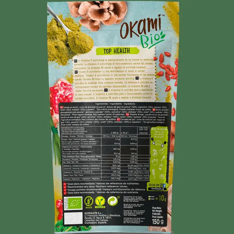 Okami Bio Top Gesundheit 150Gr. Bio Sg Vegan