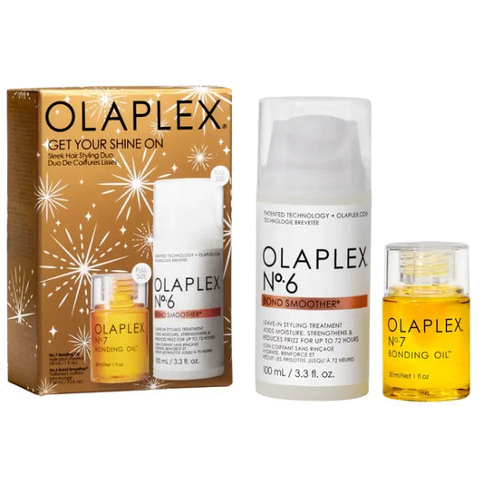 Olaplex Get Your Shine On Sleek Hair Styling Set Glattes Haar