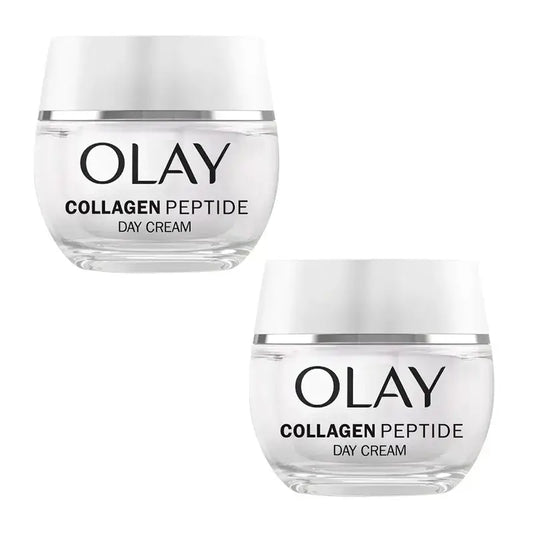 Olay Collagen Peptide 24H Tagescreme, Packung 2 x 50Ml