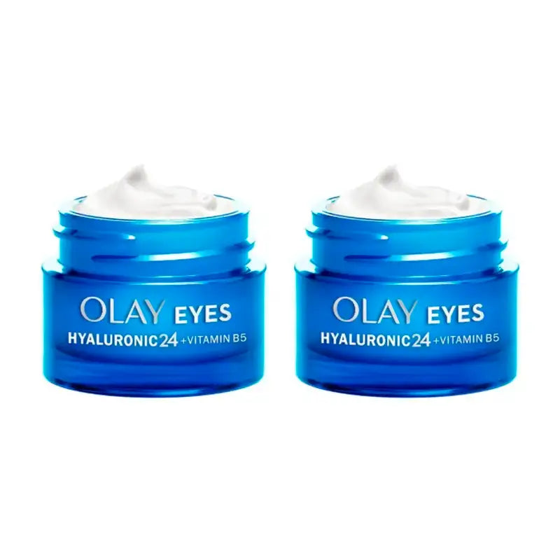 Olay Hyaluronic Eye Contour, Packung 2 x 15 ml